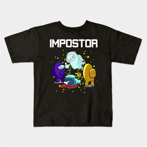 Among Us Impostor Among Us Impostor Kids T Shirt Teepublic