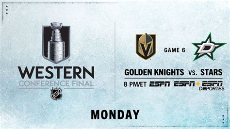 2023 Stanley Cup Western Conference Final Continues Monday In A
