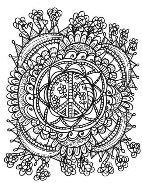 Free Coloring Pages For Adults 8 Funky Pictures From