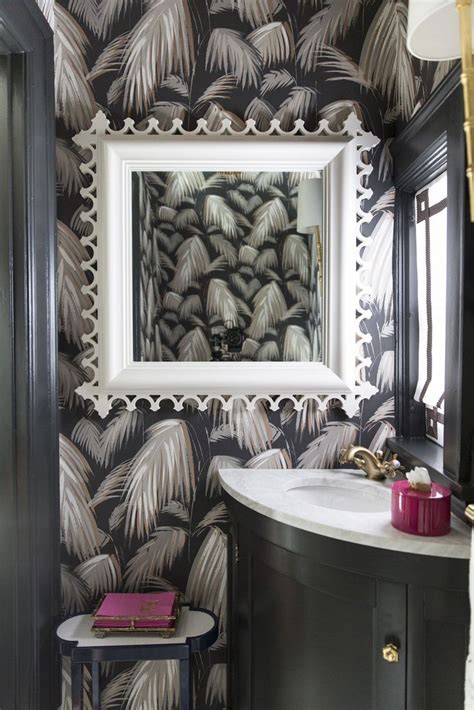 Youll Love These Powder Rooms That Go Big On Style In 2020 Powder