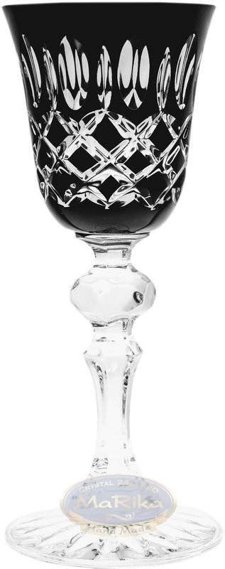 Black Crystal Liquor Glasses 60ml Czarny Ts For Her Colour Glasses Pattern Olive
