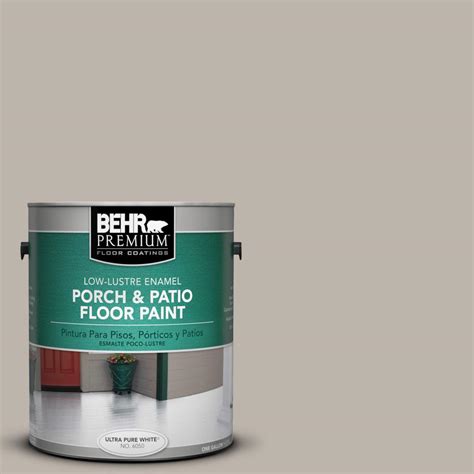 Behr Premium 1 Gal Hdc Ct 21 Grey Mist Gloss Interiorexterior Porch