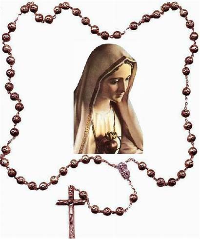 Rosary Clip Catholic Clipart Mary Cross Holy