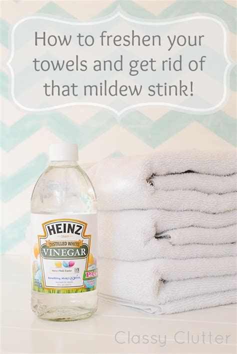 Smelly Towels How To Get Mildew Smell Out Of Towels Easy