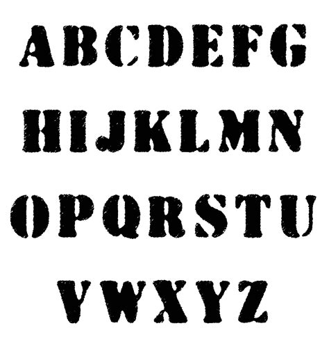 Printable Alphabet Letter Fonts