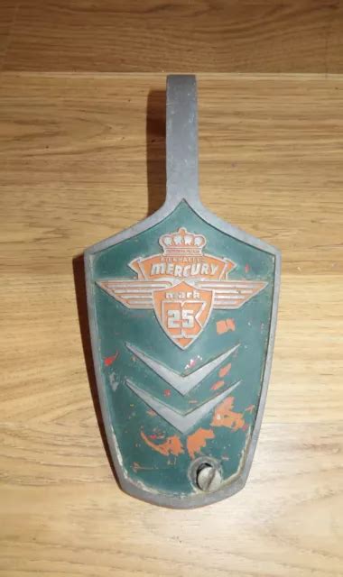 Vintage Mercury Mark 25 25e Outboard Face Plate Front Cover 1956 20hp