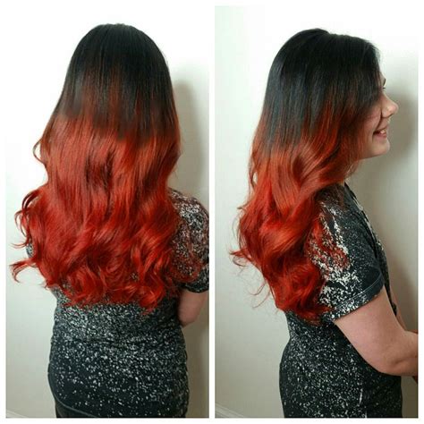 The most common ways to color black hair red are by highlights, ombres and balayage. Red Ombre Hair Color | 36 New Stunning Ideas
