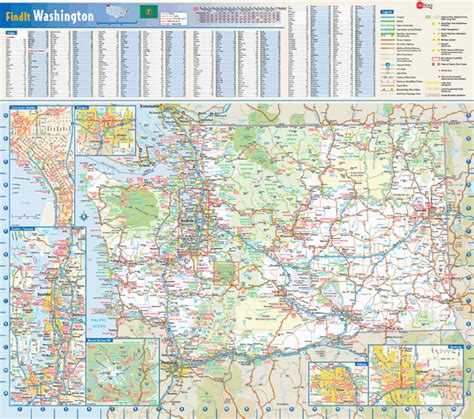Washington Wall Map By Geonova Mapsales