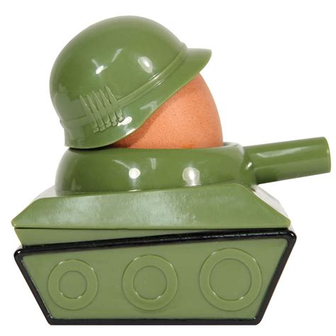 New Egg Splode Tank Egg Cup And Toast Cutter Novelty Retro T Army Military Ebay