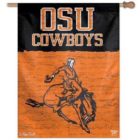 27x37 Oklahoma State University Cowboys House Flag Flags A Flying