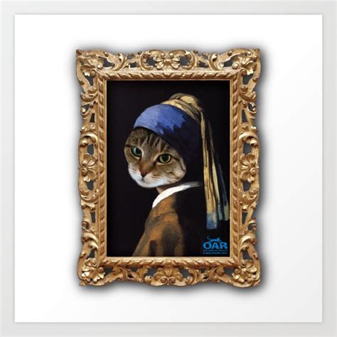 The Girl With The Purr Art Print By Ohio Alleycat Resource Society6