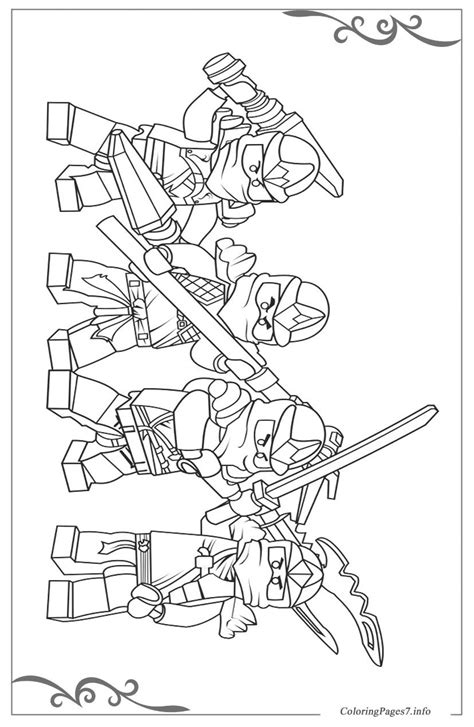 Lego Ninjago Free printable coloring pages for children