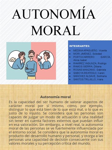 Autonomía Moral Pdf Moralidad