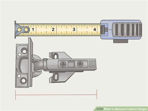 3 Simple Ways To Measure Cabinet Hinges Wikihow