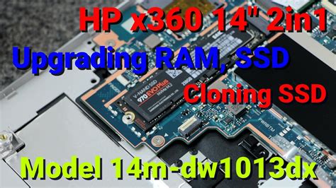 HP X360 14 Laptop SSD Memory Upgrade Clone SSD YouTube