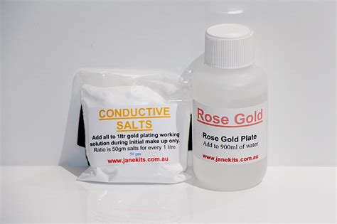 Rose Gold Plate Solution 100 Ml Jane Kits