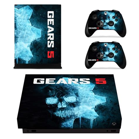 Gears Of War 5 Skin Sticker Decal For Microsoft Xbox One X Console And