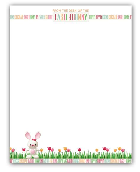 Mk Designs Blog Easter Bunny Notes Free Printable
