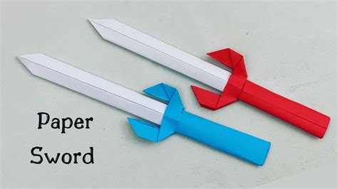 Diy Paper Sword Paper Crafts For School Paper Craft Easy Kids