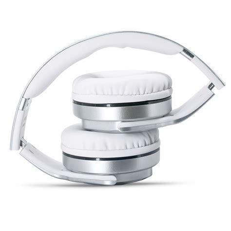 Sodo Mh3 2 In 1 Wireless Bluetooth On Ear Headphone Silver