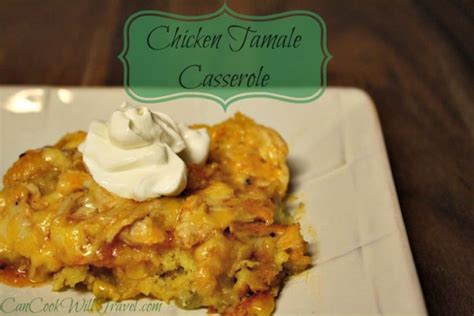 Heat the oil in a casserole with a lid. Chicken Tamale Casserole - Can Cook, Will Travel