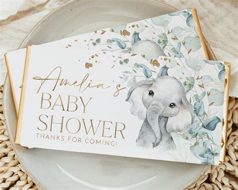 Party Favors And Games Boy Eucalyptus Greenery Baby Shower Birthday Aldi