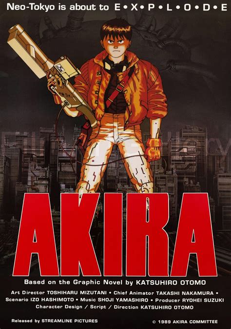 Akira Katsuhiro Otomo Japanese Movie Poster Classic 80s Vintage