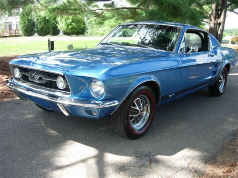 Acapulco Blue 1967 Ford Mustang Fastback Photo Detail