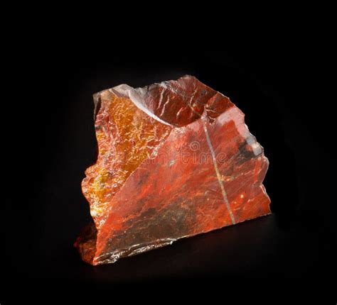 Red Beautiful Jasper Mineral Crystal From Orsk Ural Russia A Photo