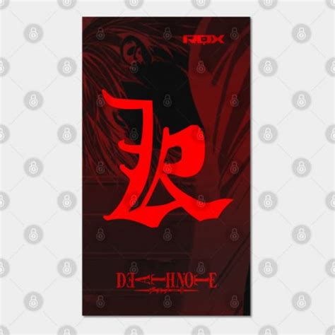 Death Note Posters Kira Red Poster Tp2204 Death Note Store