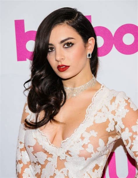 Charli Xcx Goes Braless In Sheer Lace Gown At The 2014 Billboard Women In Music Luncheon In Nyc