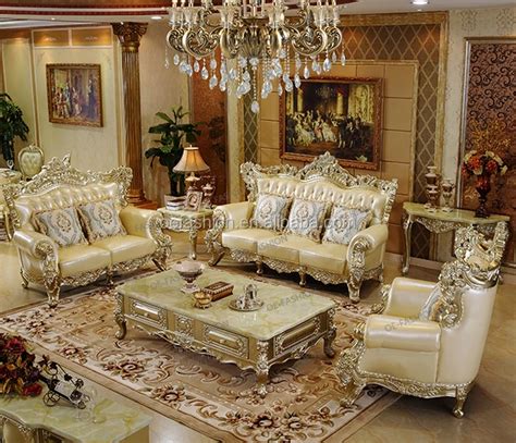 Luxury Living Room Gold Home Furniture Sofa Setoefashion2018 Buy