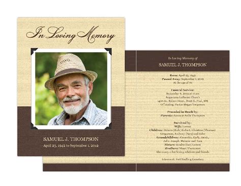 Check spelling or type a new query. Memorial Card Template | Template Business