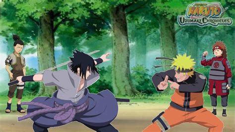 Sasuke And Shikamaru Vs Naruto And Choji Naruto Uzumaki Chronicles Ep6