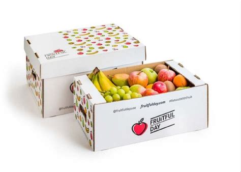 Paper Rectangular Fruit Packing Box For Fruits Sizedimension 97