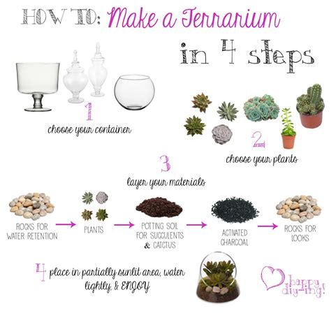 Diyanddesign How To Make Terrariums Diy Succulent Terrarium Build A