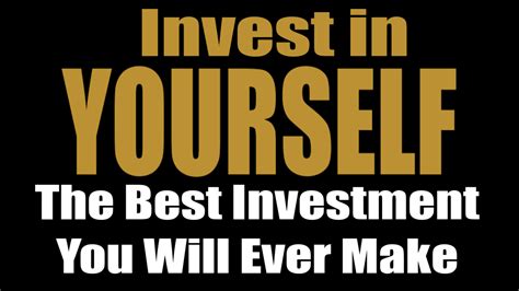 Invest In Yourself A Real Cfo