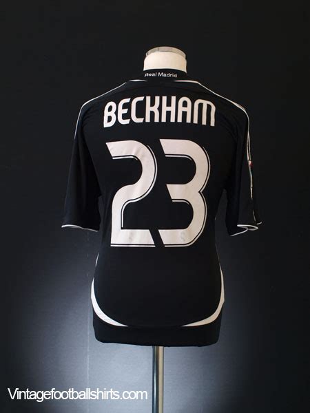 2006 07 Real Madrid Away Shirt Beckham 23 M