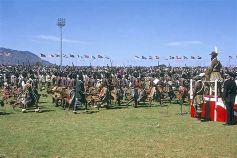 Saluting The King Independence Celebrations 1970 Swaziland Ozoutback