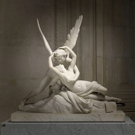 L Amour et Psyché à demi couchée Louvre Collections