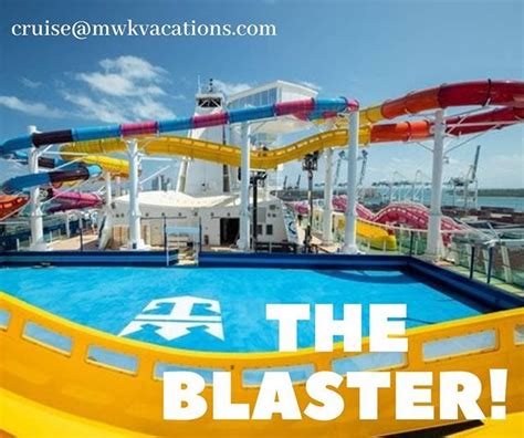 The Worlds Longest Waterslide At Sea On Royal Caribbeans Navigator Of