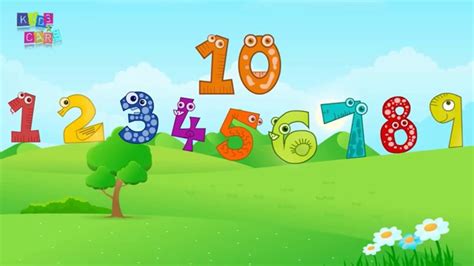 Counting Songs 1 10 For Children Numbers To Song Kids Kindergarten