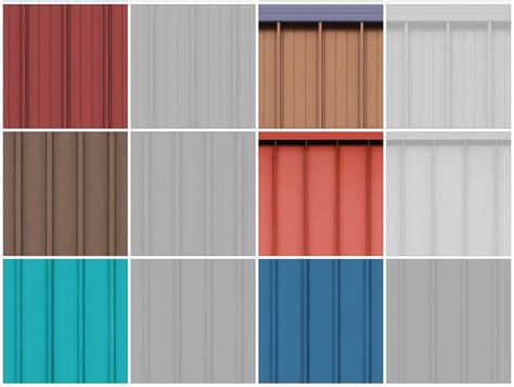 Sketchup Seamless Metal Roofing Textures Maquete Eletrônica