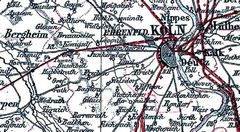 Welche berühmte autorennstrecke liegt in der eifel? Historische Karte: Provinz RHEINLAND - um 1903 [gerollt ...