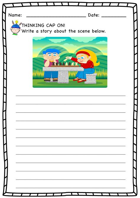 Composition Worksheet For Grade 1