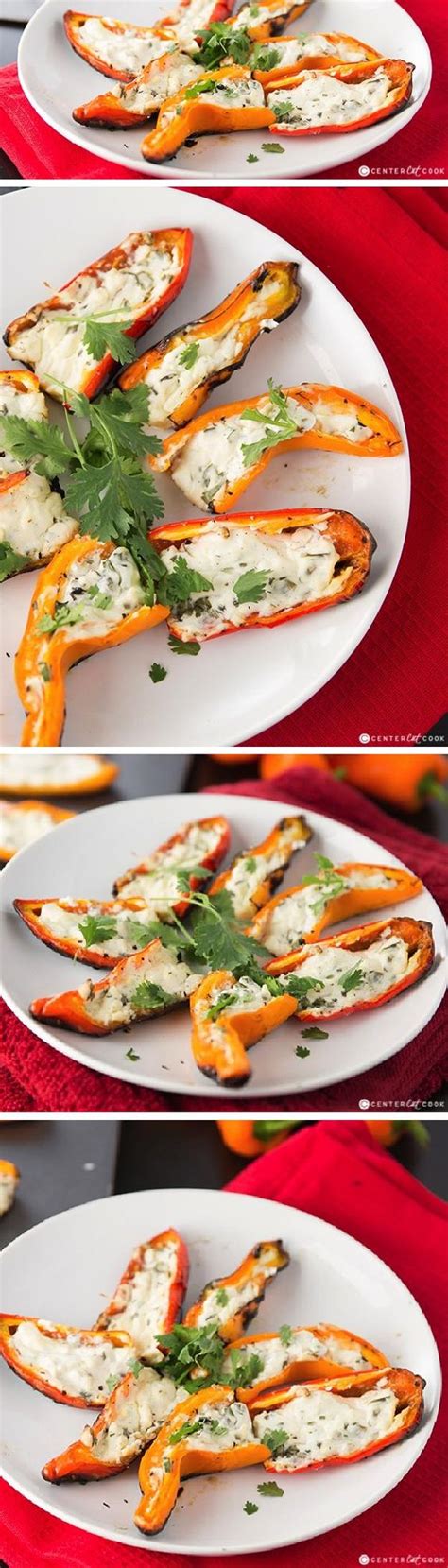 Grilled Stuffed Mini Bell Peppers Recipe Cream Cheeses