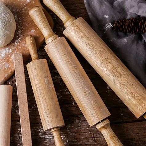 1pcs Wooden Rolling Pin Cake Bread Baking Tools Diy Cooking Tools