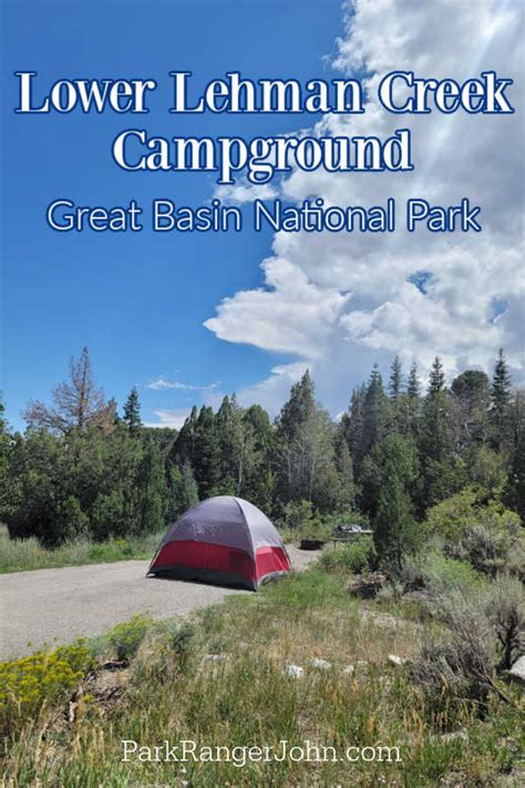 Lower Lehman Creek Campground Great Basin National Park Park Ranger