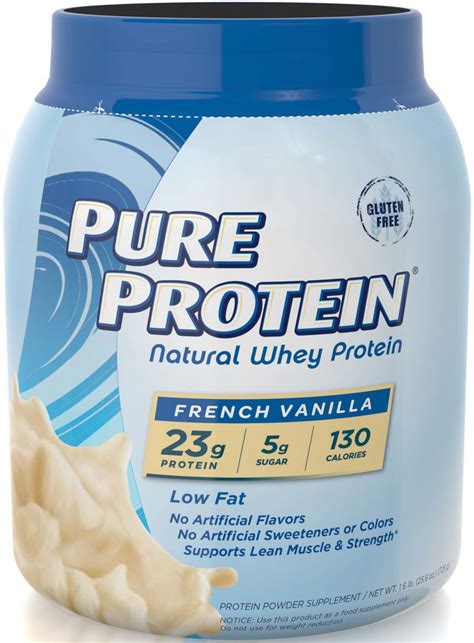 Pure Protein Vanilla Creme 100% Natural Whey Protein - Shop Diet ...