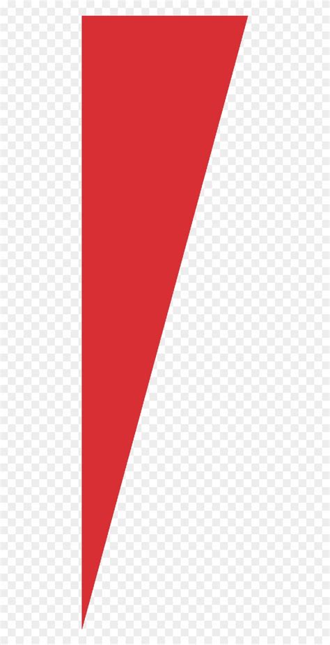 Red Triangle Red Triangle Corner Png Transparent Png 424x1562